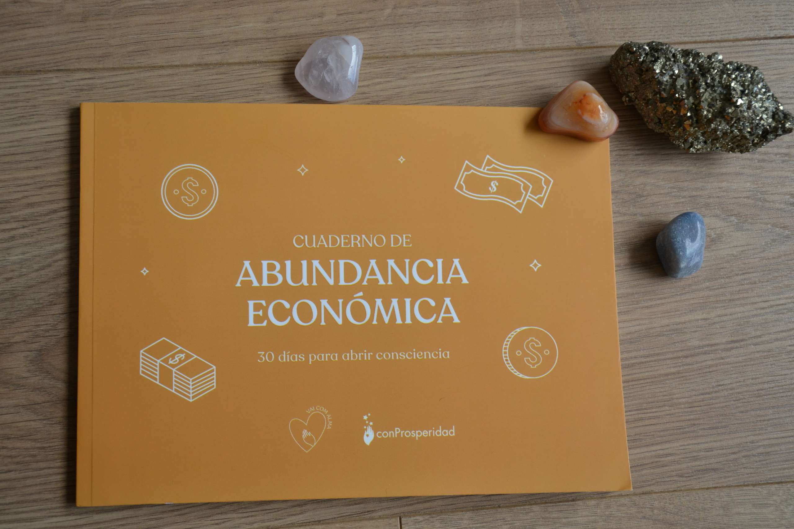 Cuaderno de Abundancia Económica - 30 días para abrir consciencia - Vai Com Alma - Image 3