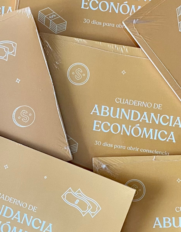 Cuaderno de Abundancia Económica - 30 días para abrir consciencia - Vai Com Alma