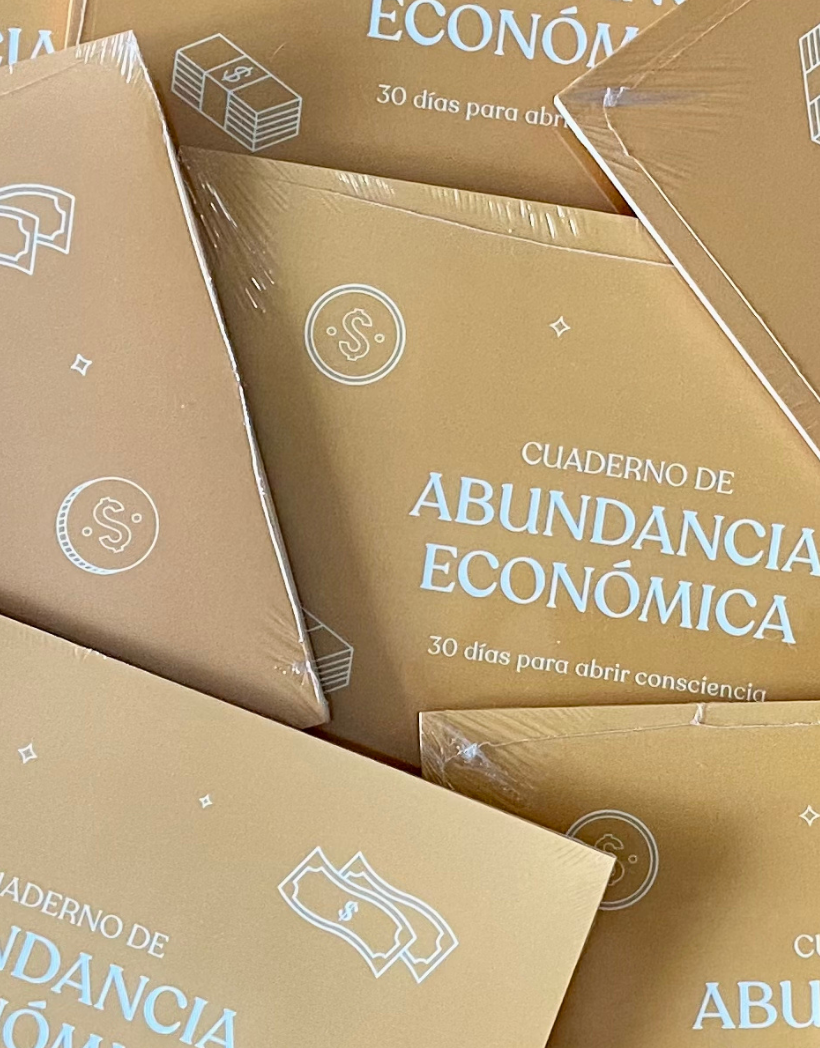 Cuaderno de Abundancia Económica - 30 días para abrir consciencia - Vai Com Alma